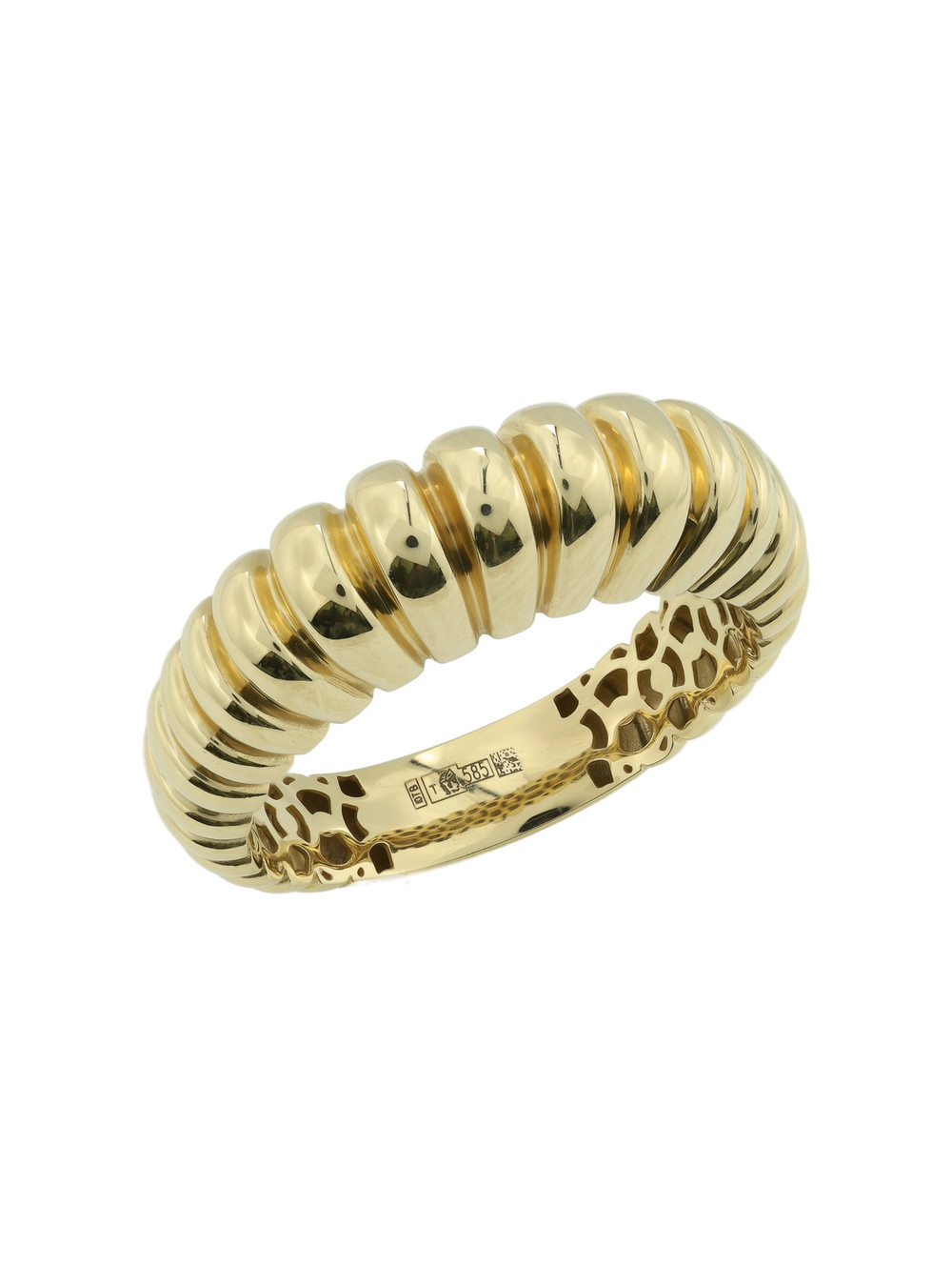 Кольцо из лимонного золота