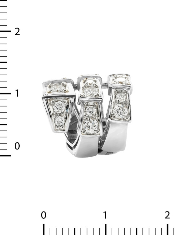 Подвеска из белого золота c бриллиантами