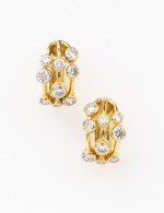 Серьги из лимонного золота 585 пробы
