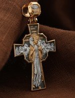 Крест из золота 585 пробы