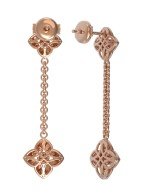 Серьги из золота 585 пробы c бриллиантами
