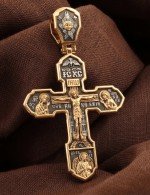Крест из золота 585 пробы