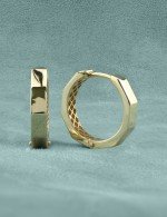 Серьги из лимонного золота 585 пробы