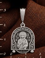 Образок из белого золота 585 пробы
