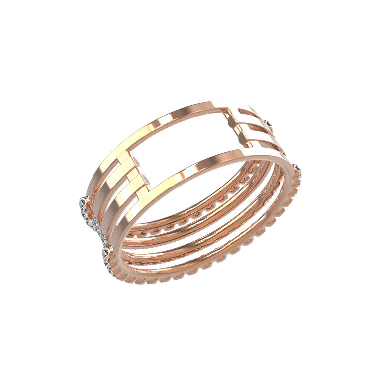 Кольцо из золота c бриллиантами