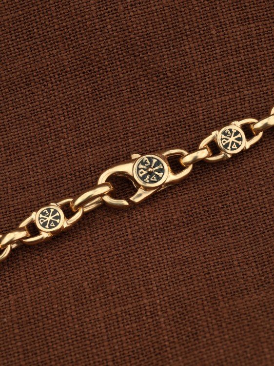 Цепь из золота c эмалью