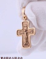 Крест из золота 585 пробы