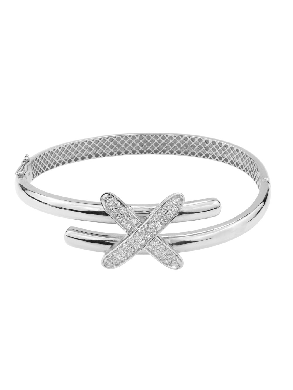 Браслет из белого золота c бриллиантами