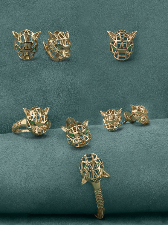 Кольцо из золота c изумрудом