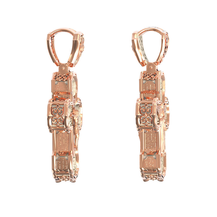 Крест из золота c бивнем мамонта