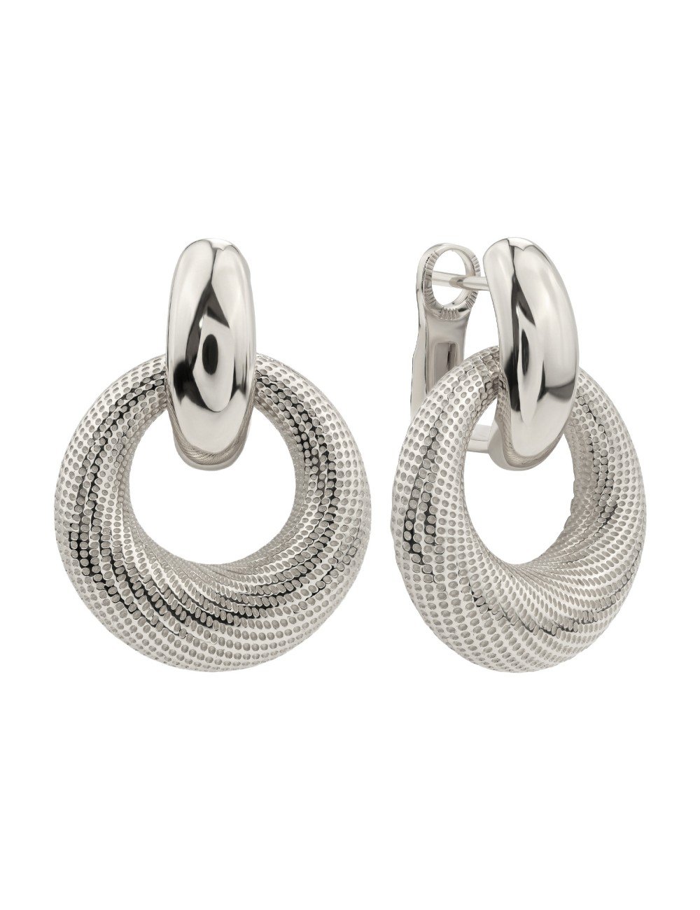 Серьги из белого золота 585 пробы