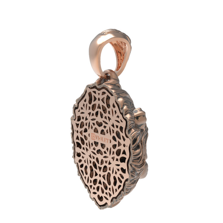 Подвеска из золота c эмалью