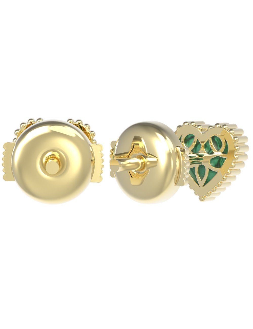 Серьги из лимонного золота 585 пробы