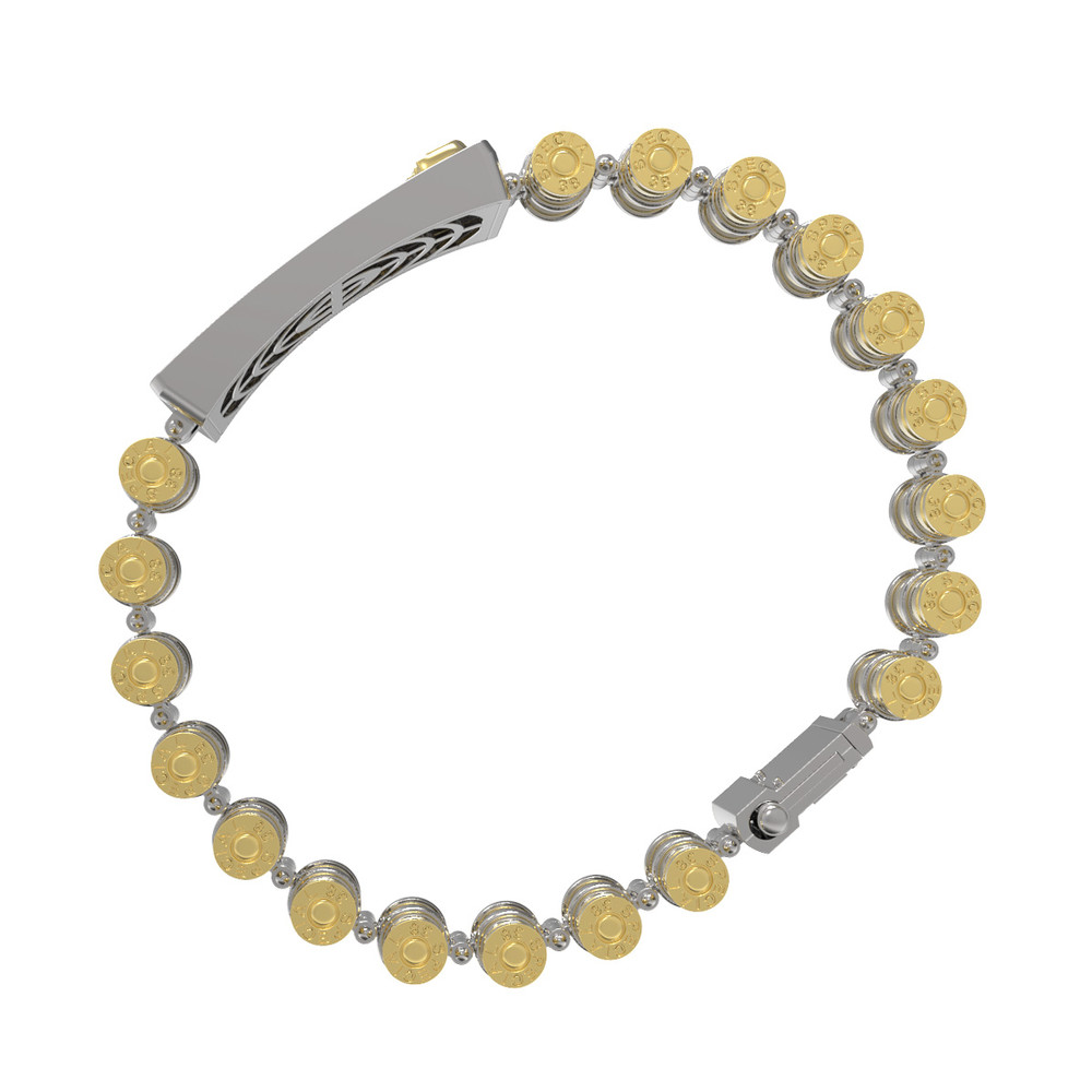 Браслет из лимонного золота