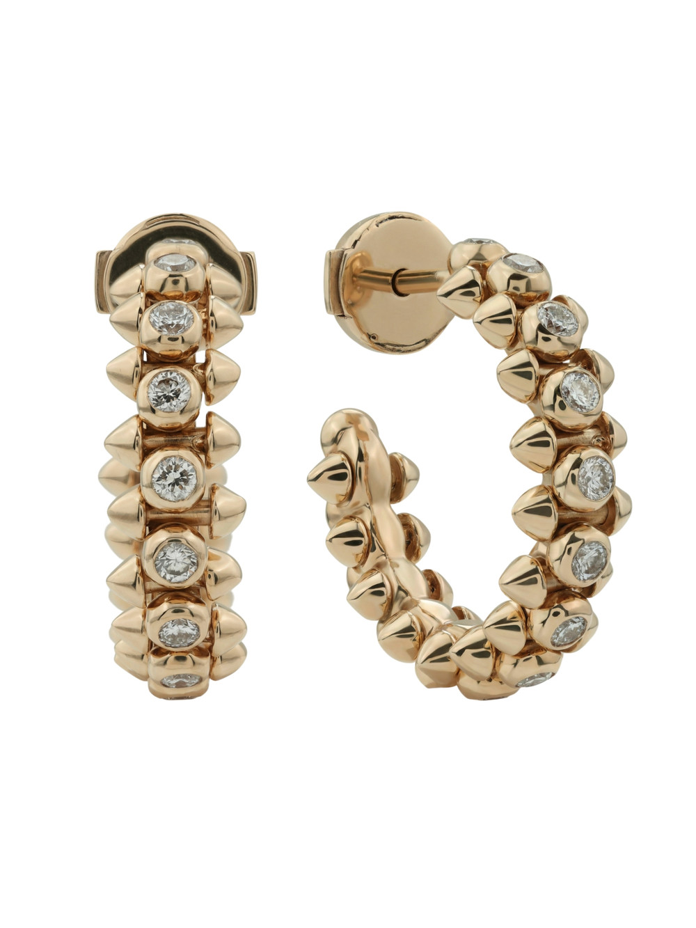 Серьги из золота c бриллиантами