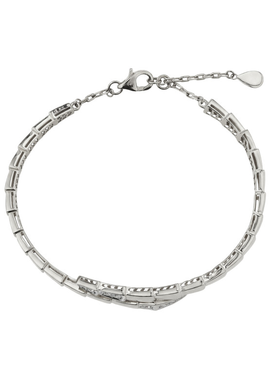 Браслет из белого золота c бриллиантами