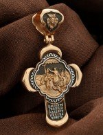 Крест из золота 585 пробы