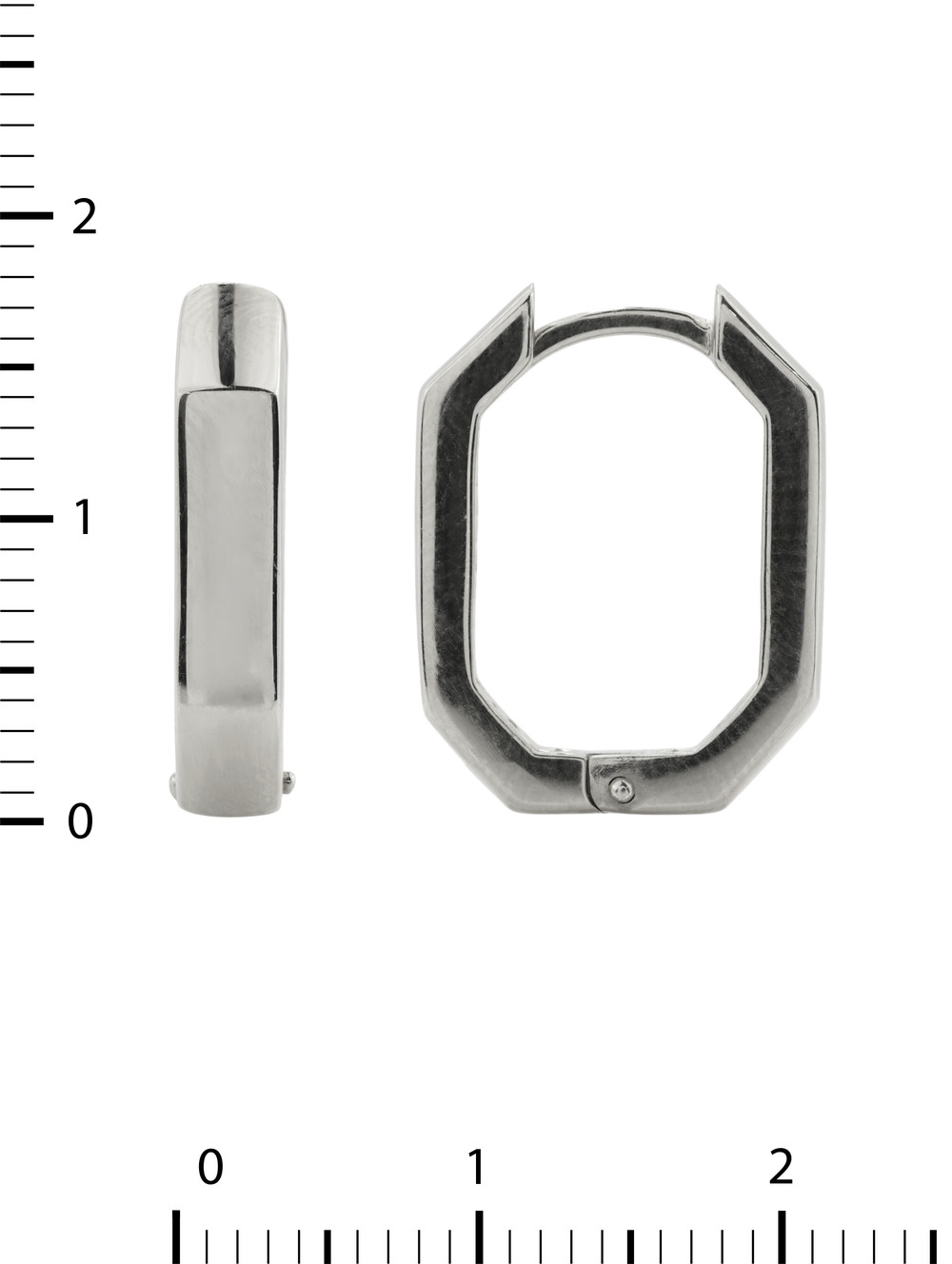 Серьги из белого золота