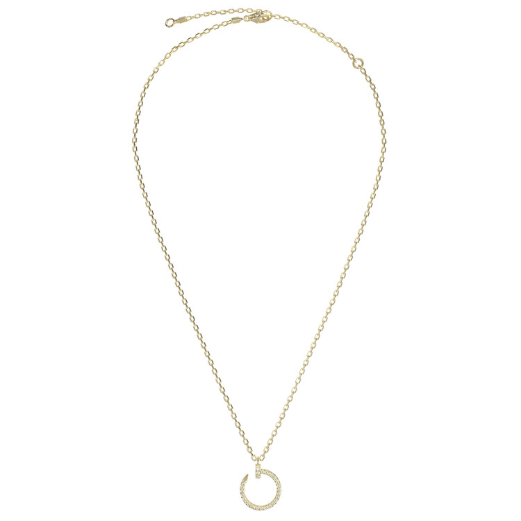 Колье из лимонного золота c бриллиантами