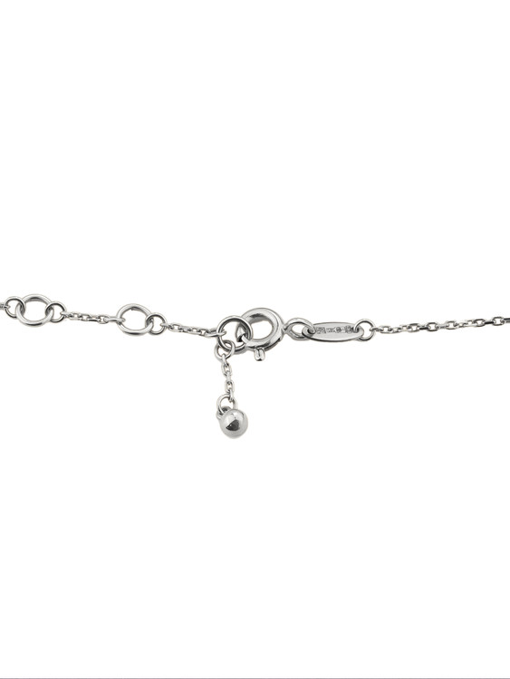 Браслет из белого золота c бриллиантами и ониксом