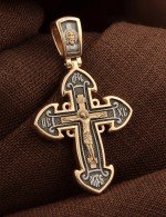 Крест из золота 585 пробы
