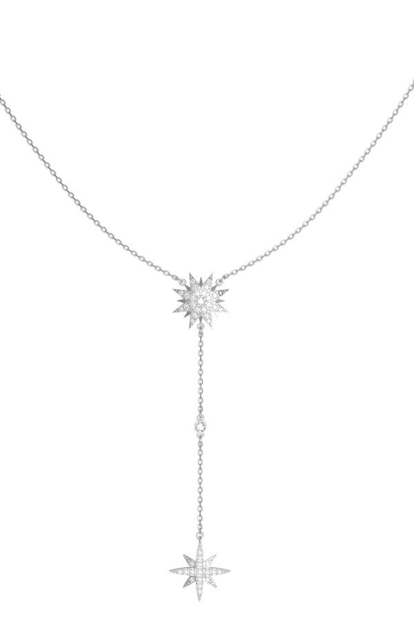 Колье из белого золота c бриллиантами