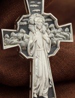 Крест из серебра 925 пробы