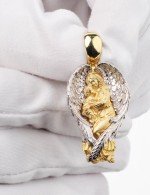 Образок из лимонного золота 585 пробы
