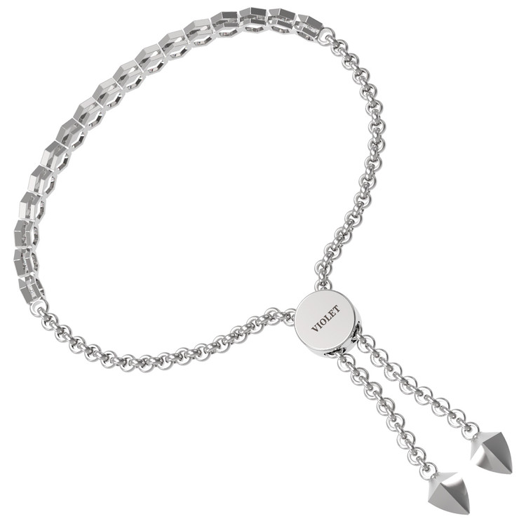 Браслет из белого золота c бриллиантами