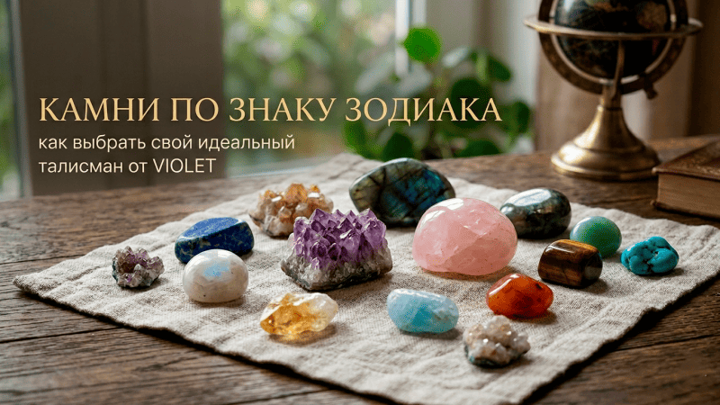Камни по знаку зодиака: как выбрать свой идеальный талисман от VIOLET