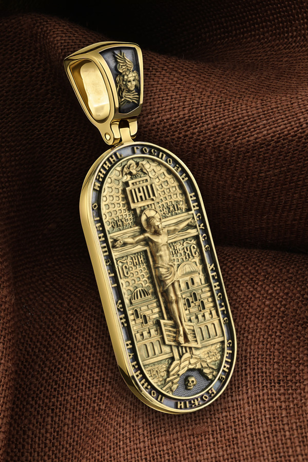 Образок из лимонного золота