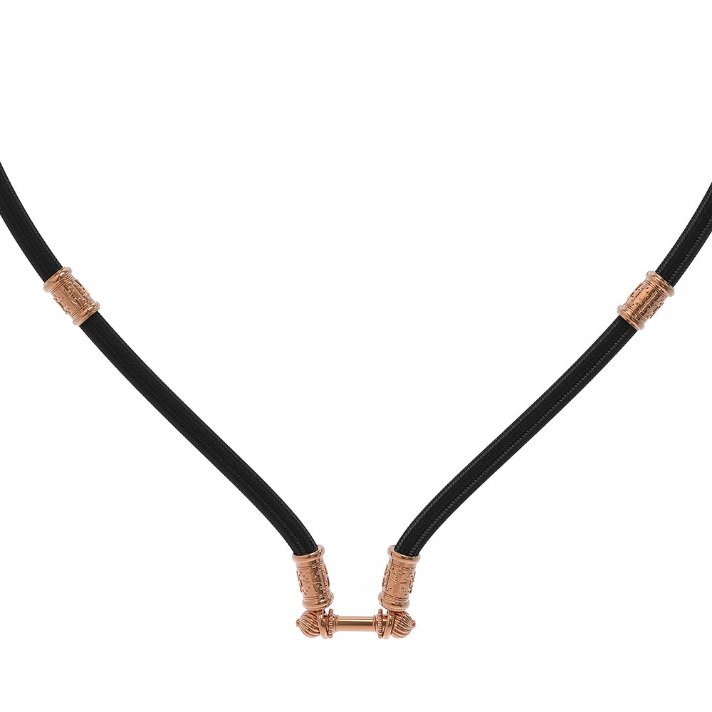 Шнурок шёлковый из золота c шёлковым шнурком