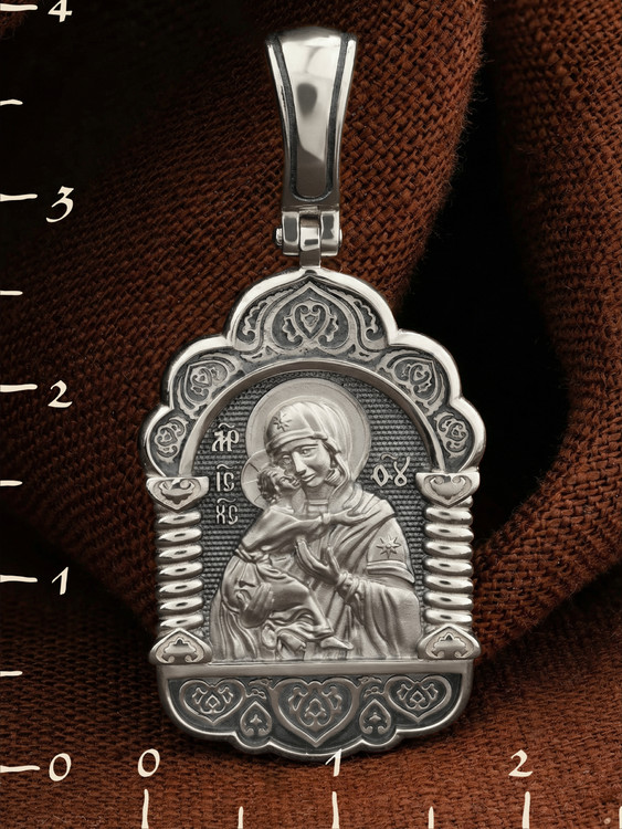 Образок из белого золота