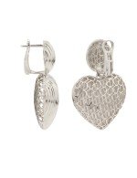 Серьги из белого золота 585 пробы