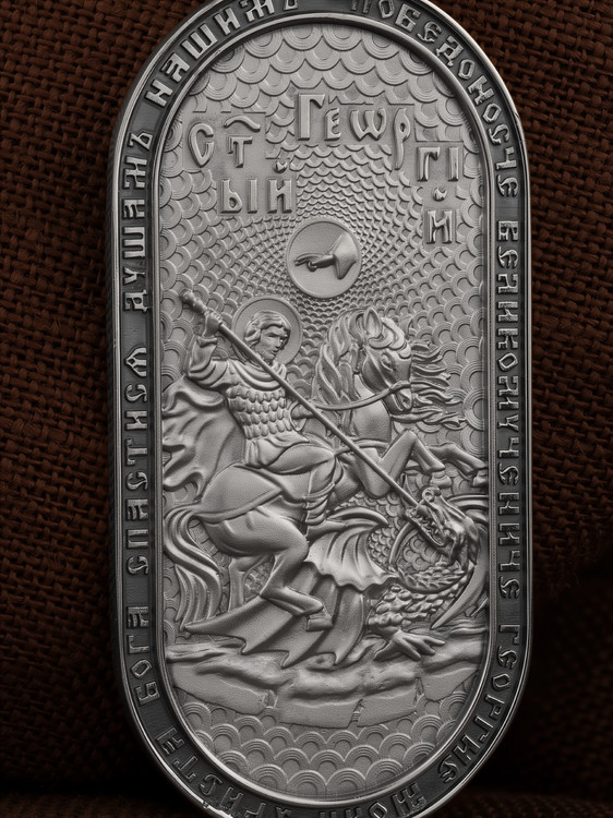 Образок из белого золота