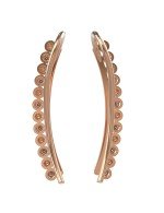 Серьги из золота 585 пробы c бриллиантами