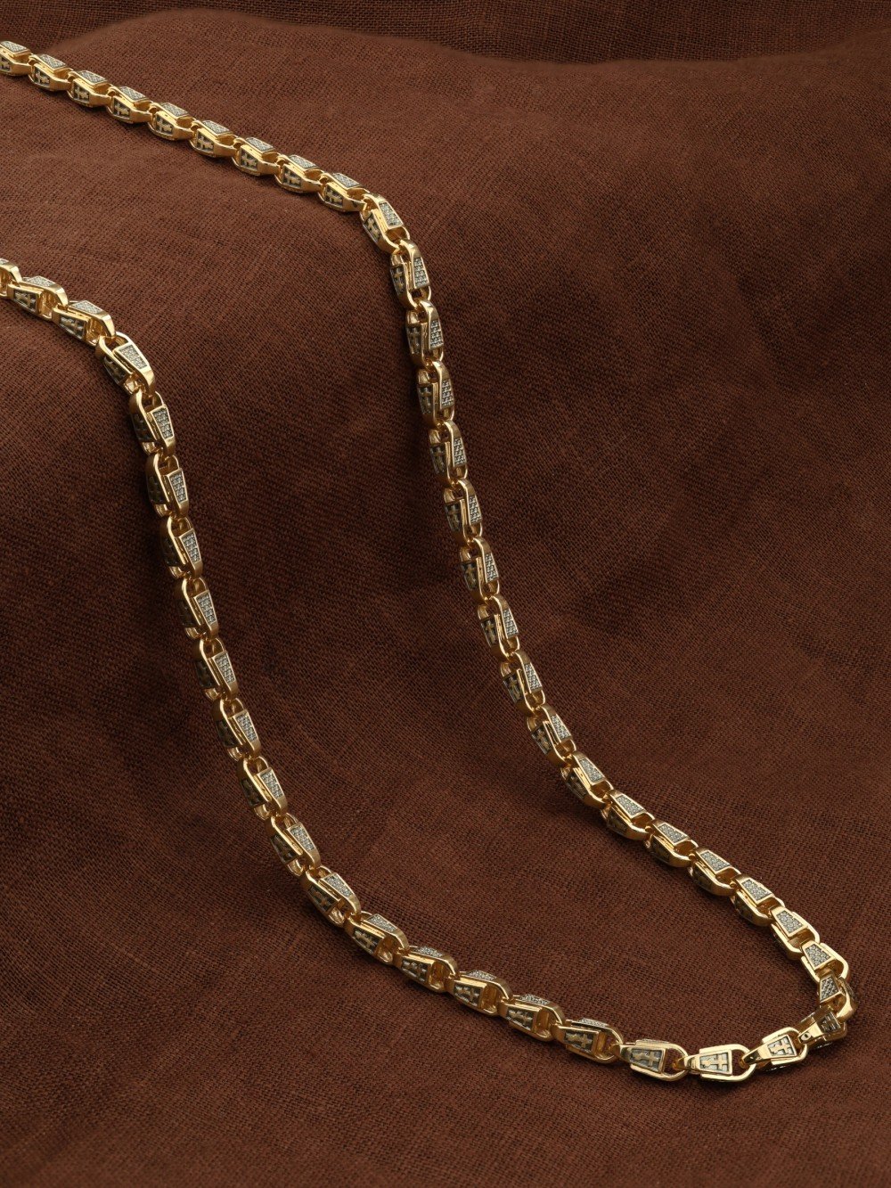 Цепь из лимонного золота