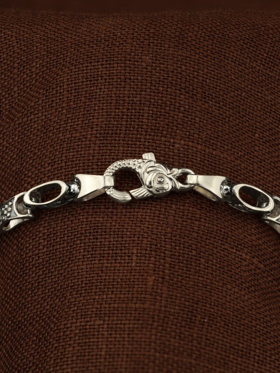 Цепь из белого золота