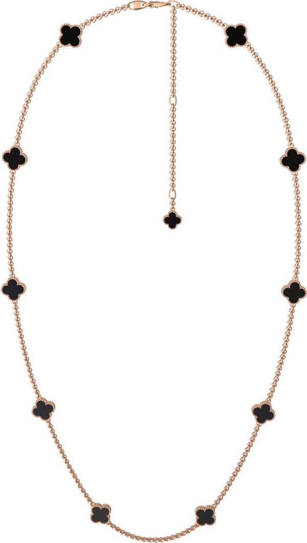 Колье из золота c ониксом