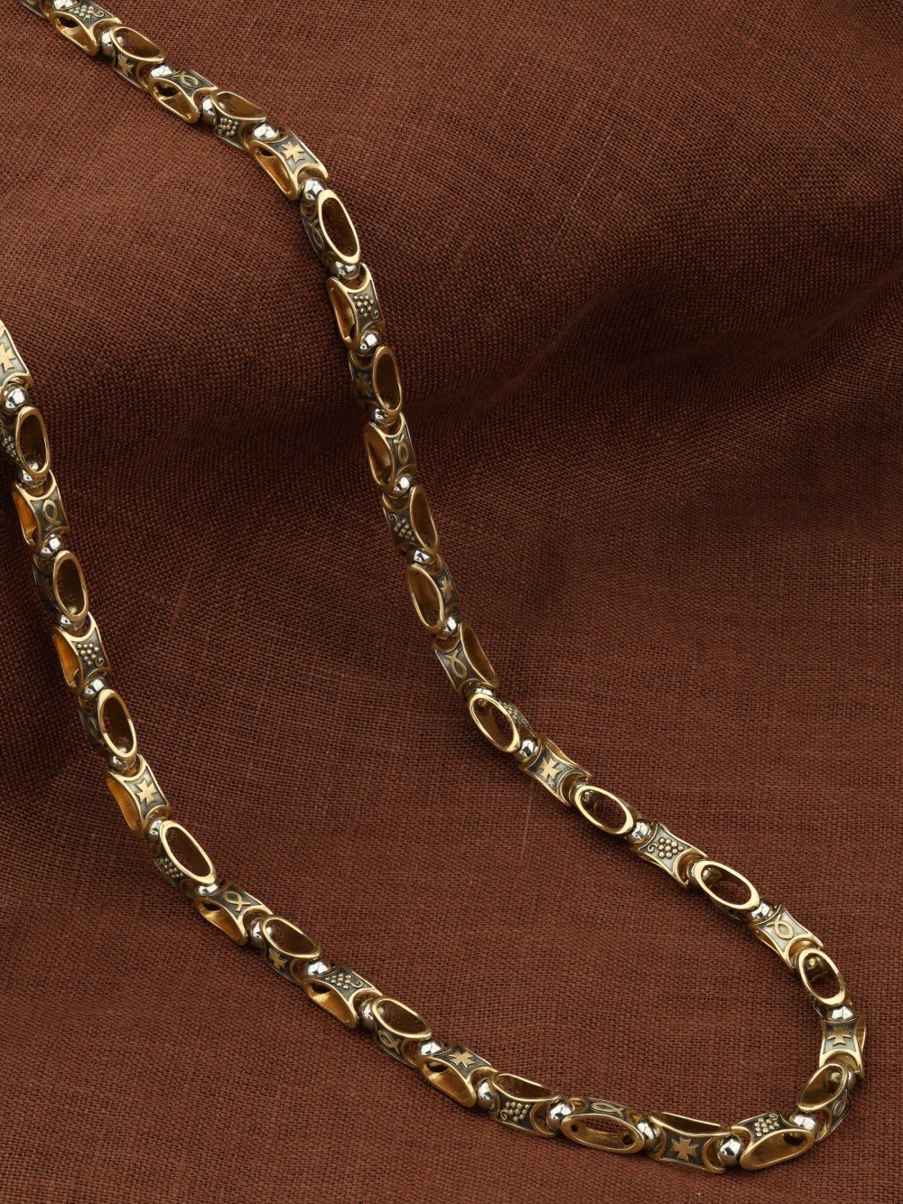 Цепь из лимонного золота