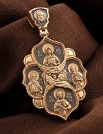 Образок из золота 585 пробы