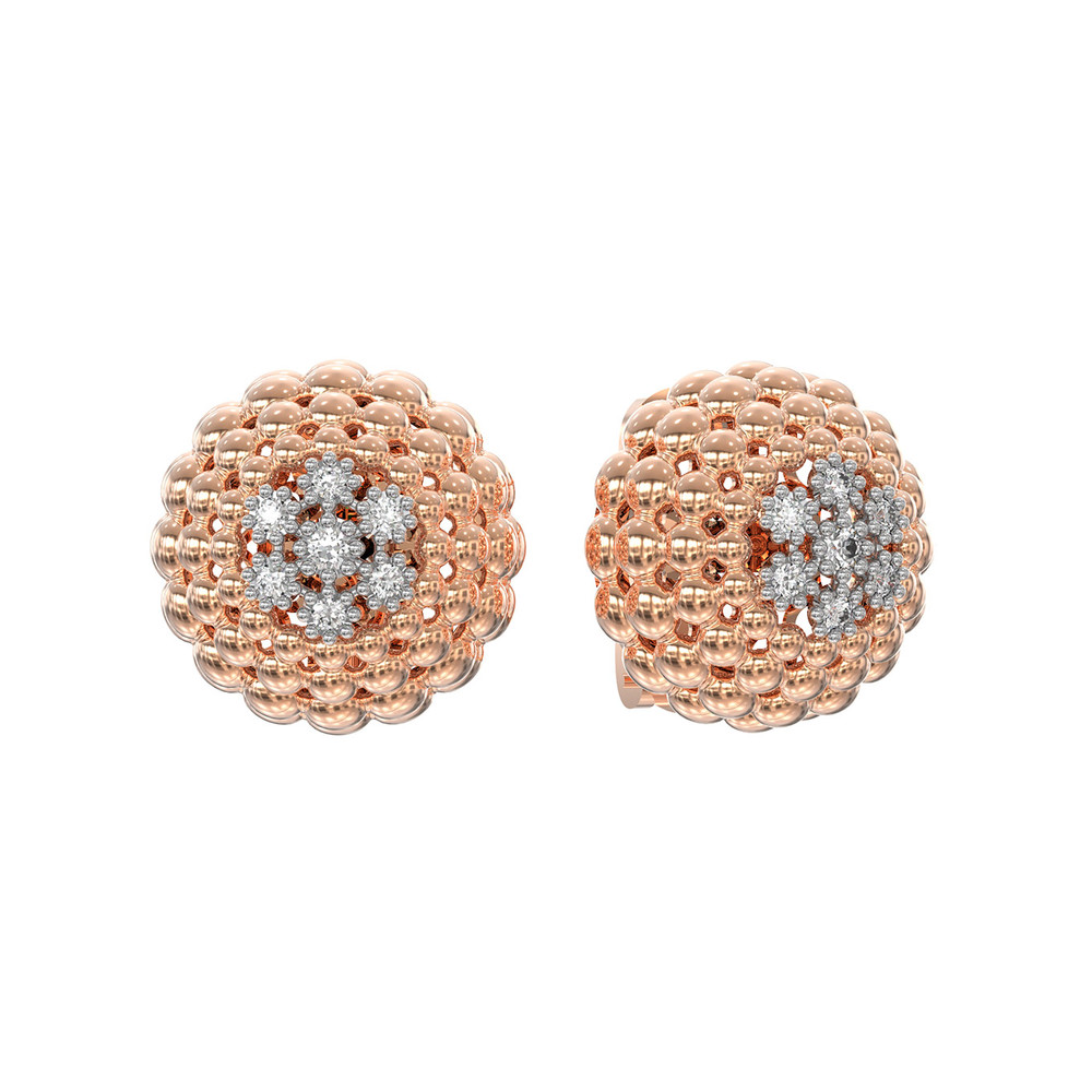 Серьги из золота c бриллиантами