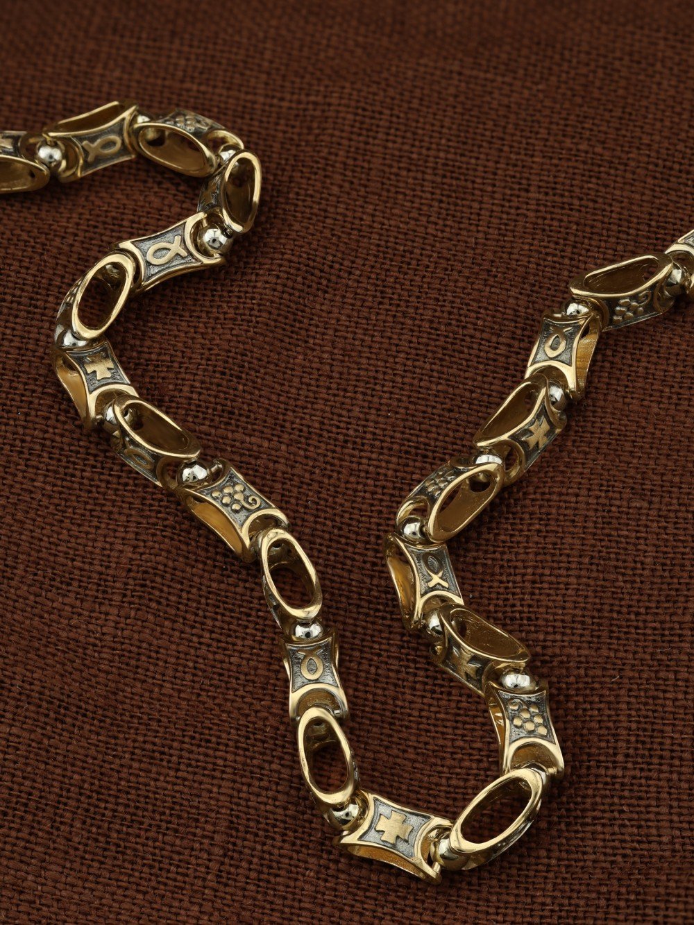 Цепь из лимонного золота