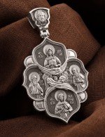 Образок из белого золота 585 пробы