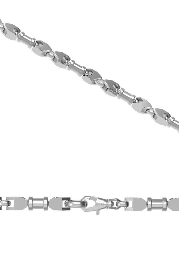 Цепь из белого золота