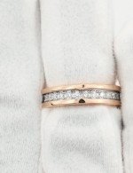 Кольцо из золота 585 пробы c бриллиантами