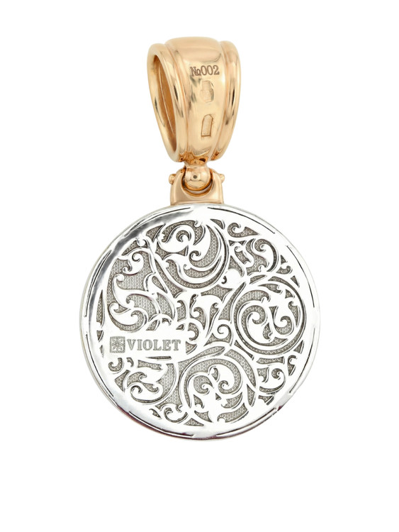 Подвеска из золота c эмалью