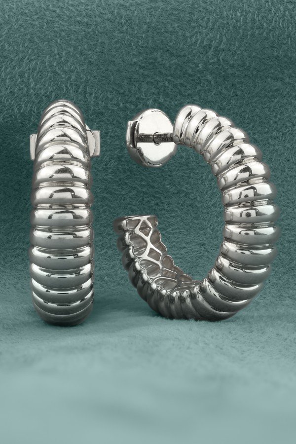 Серьги из белого золота 585 пробы