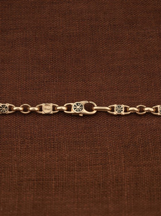 Цепь из золота c эмалью