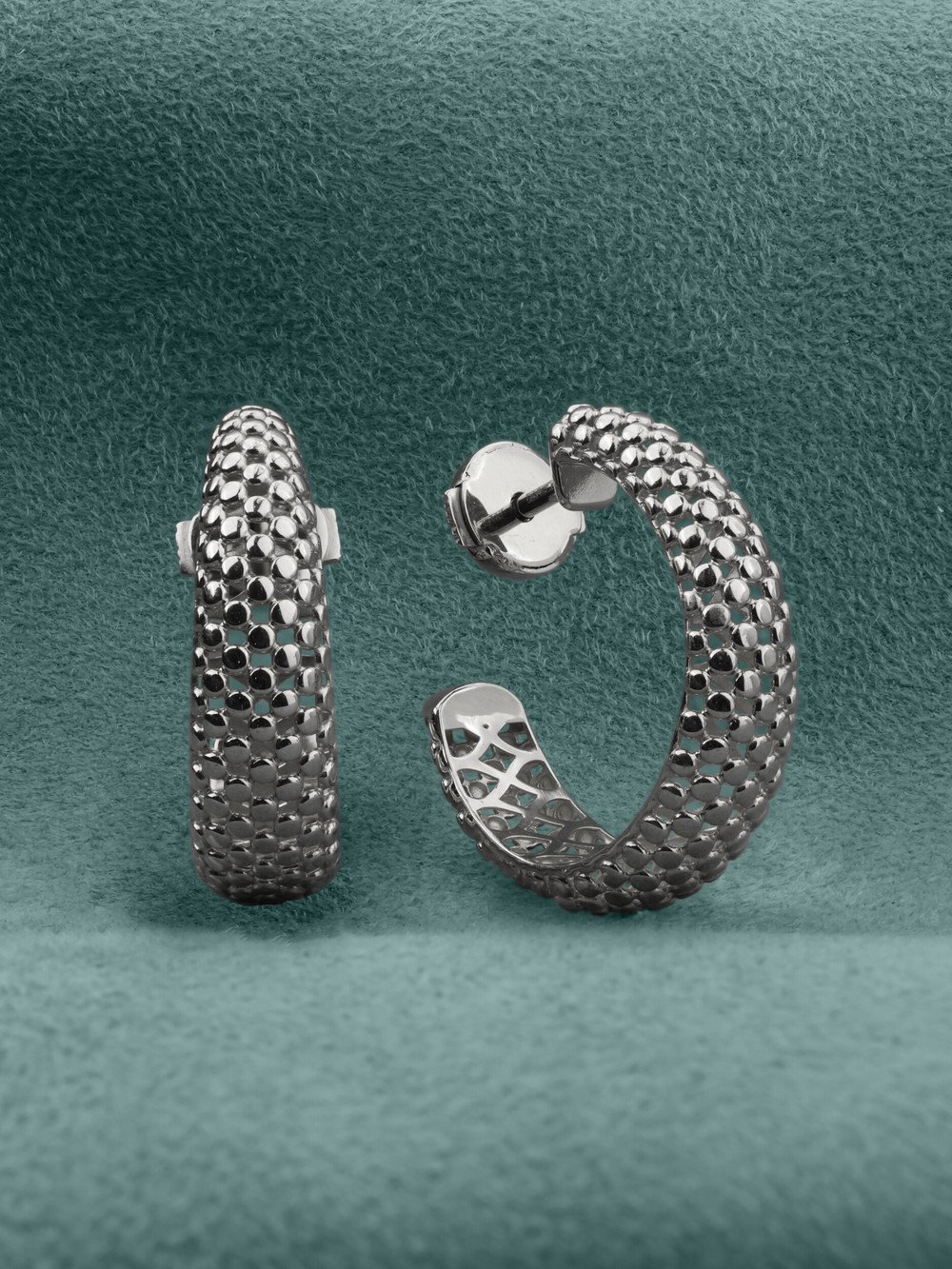 Серьги из белого золота